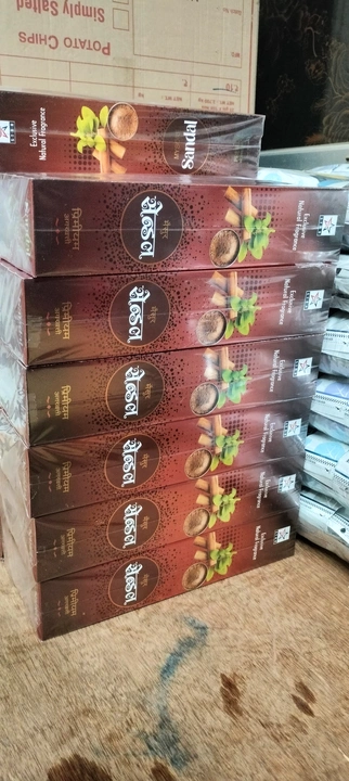100 chandan agarbatti in box packing  uploaded by Taruna fragrances on 3/3/2023