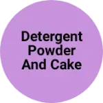 Business logo of Detergent powder and cake