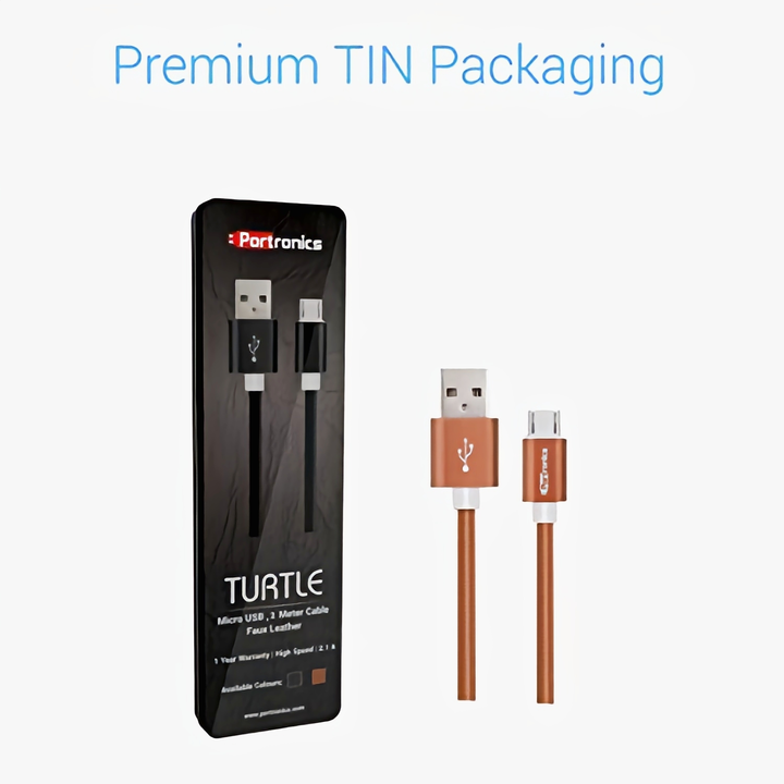 Portronics Turtle Micro USB Cable - Black (POR 591) uploaded by Happy Enterprise on 3/4/2023