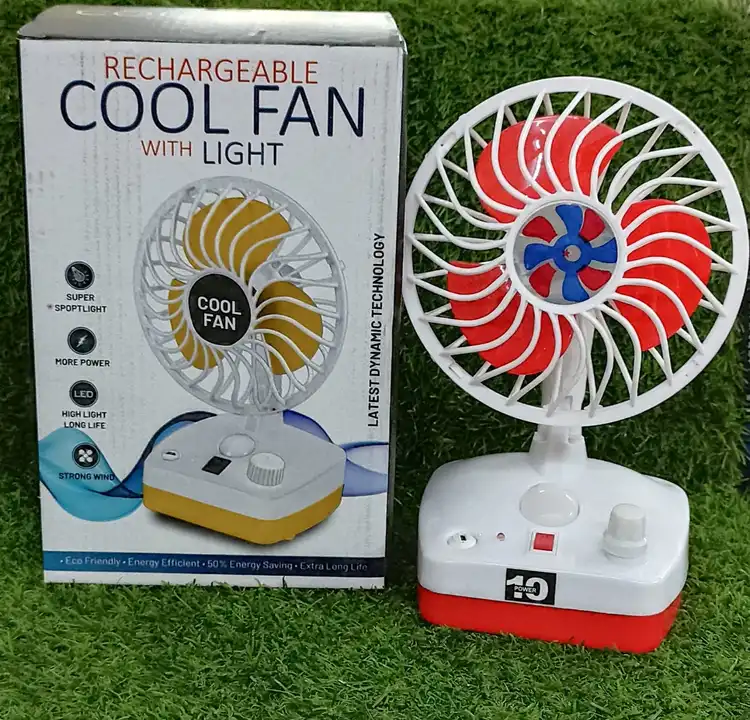 Portable fan with speed regulator and light  uploaded by KPtech Mobile Accessories on 6/2/2024