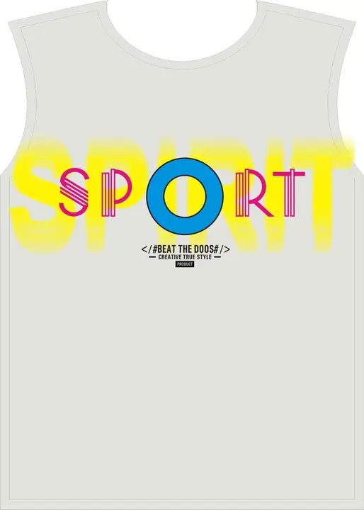 Sport printed round neck hafl sleeves cotton laycra  tshirt  uploaded by ZULX on 3/4/2023