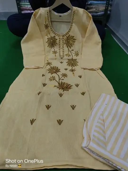 Cotton Kurti with Pent  uploaded by Divyanshi fashion on 3/4/2023
