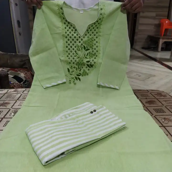 Cotton Kurti with Pent  uploaded by Divyanshi fashion on 3/4/2023
