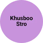 Business logo of Khusboo stro