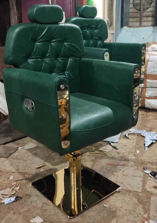 Golden Hydraulic Salon Chair  uploaded by Royal Premier Industries on 3/4/2023