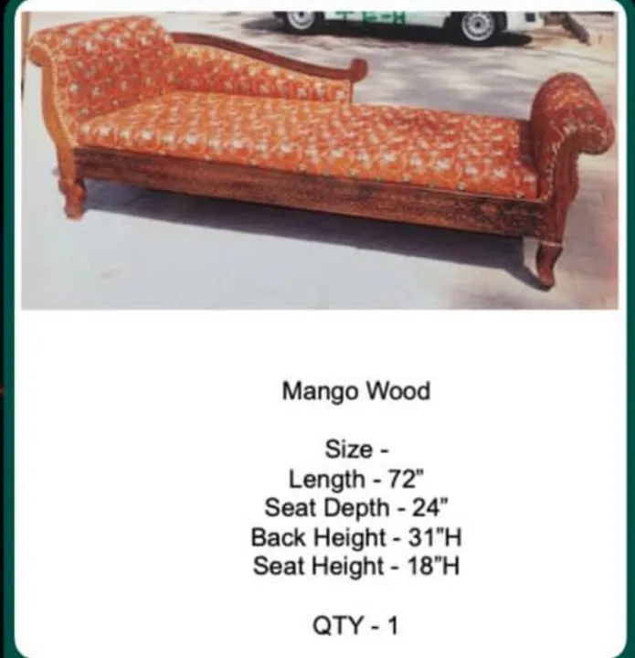 Sofa with karving  uploaded by Afifa handicraft and furniture on 3/4/2023