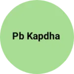 Business logo of Pb kapdha