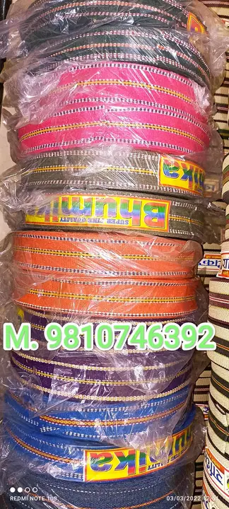 Best quality niwar available in different quality and colours uploaded by business on 3/4/2023
