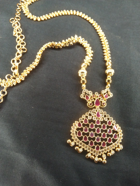 One gram gold necless chain uploaded by ST CREATIONS on 3/4/2023
