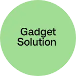 Business logo of Gadget solution