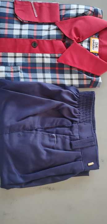 KV SCHOOL SHIRT AND NAVY PANT uploaded by business on 3/4/2023