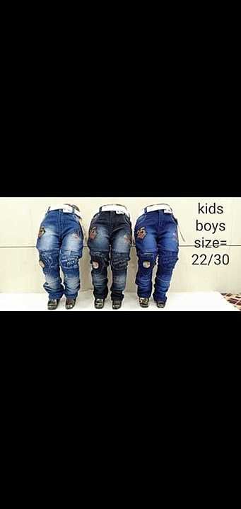 Kids boys funk pattern jeans 22/30 uploaded by business on 7/8/2020
