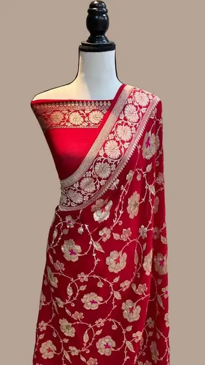 Georgette soft silk sarees  uploaded by business on 3/4/2023