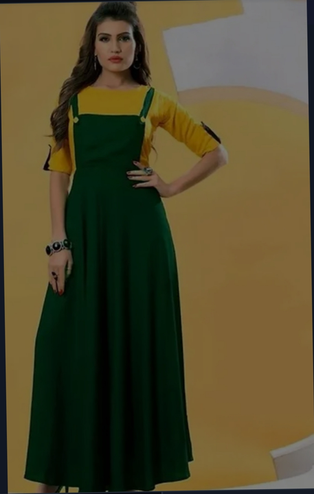 Rayon solid stylish pinafore dress uploaded by PM Fashion on 5/30/2024