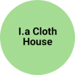 Business logo of I.A cloth house