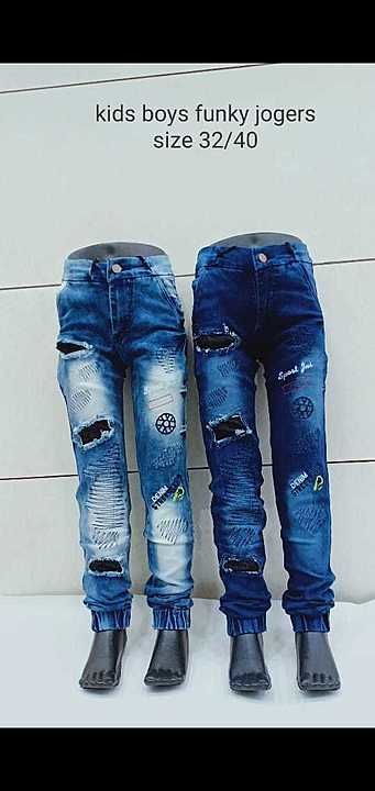 Kids boys funk pattern jeans 32/40 uploaded by business on 7/8/2020