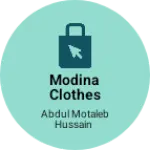 Business logo of Modina clothes store