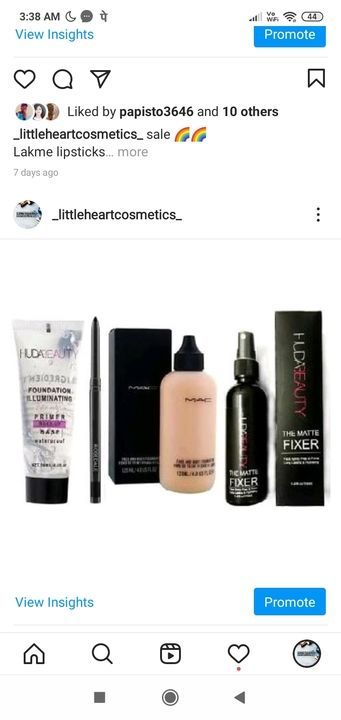  Mac and huda Makeup products uploaded by business on 2/24/2021