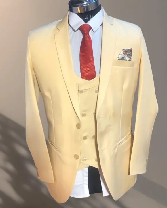 Product image of Three Piece Suit with Reversible Vasket , ID: three-piece-suit-with-reversible-vasket-11c64945