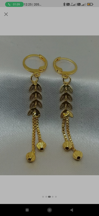 Earrings drop sui dhaga SLER4GP39 uploaded by Manglam enterprises on 3/4/2023