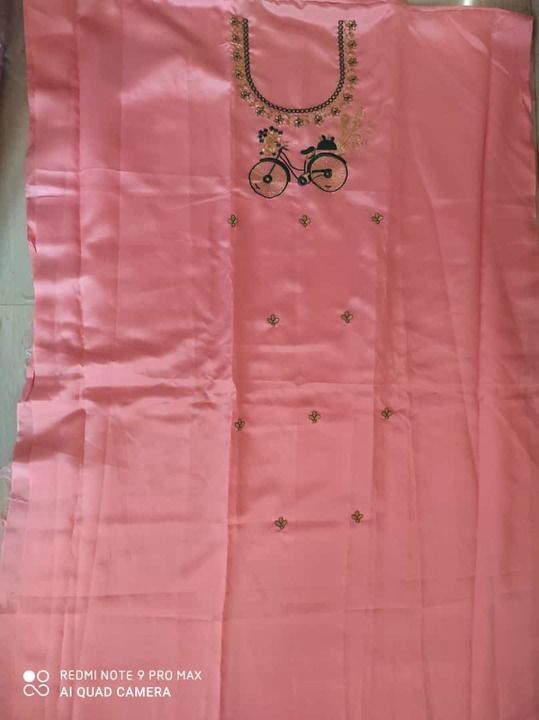 Silk kurti material  uploaded by business on 2/24/2021