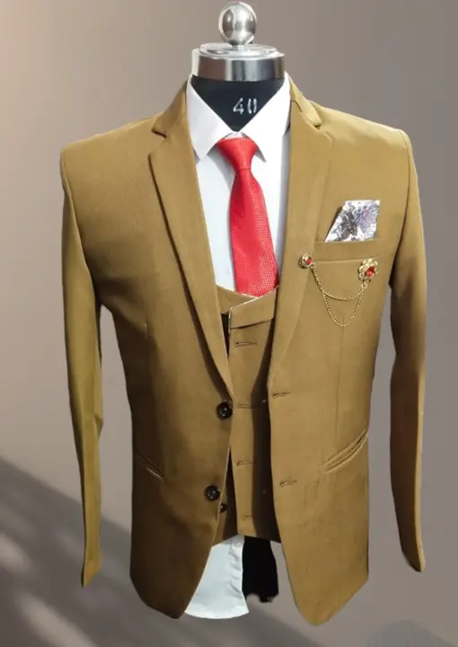 Product image of Three Piece Suit with Reversible Vasket , ID: three-piece-suit-with-reversible-vasket-e0fd9d95