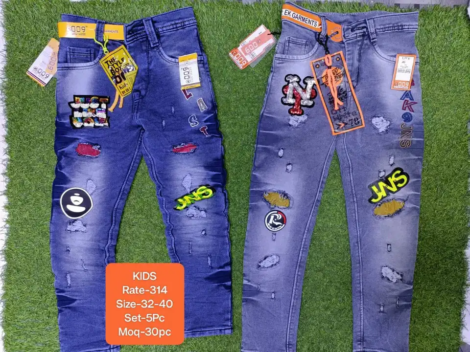 Kids jens  uploaded by Jeans Manufacturer  on 3/4/2023