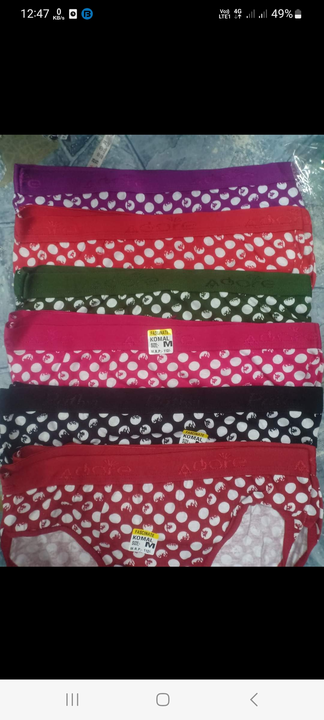Cotton panties  uploaded by F. A panties manufacturers on 3/4/2023