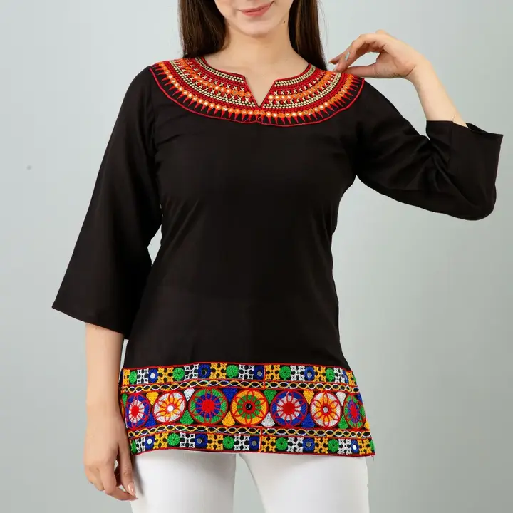 Embroidery work Top for women premium Quality made in Jaipur  uploaded by MNC Fashion Trends on 3/4/2023