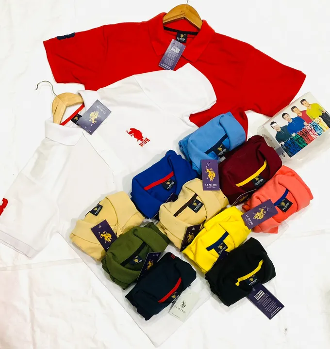 Us polo metty box pack t shirt  uploaded by Panther garments - manufacturing  on 3/4/2023