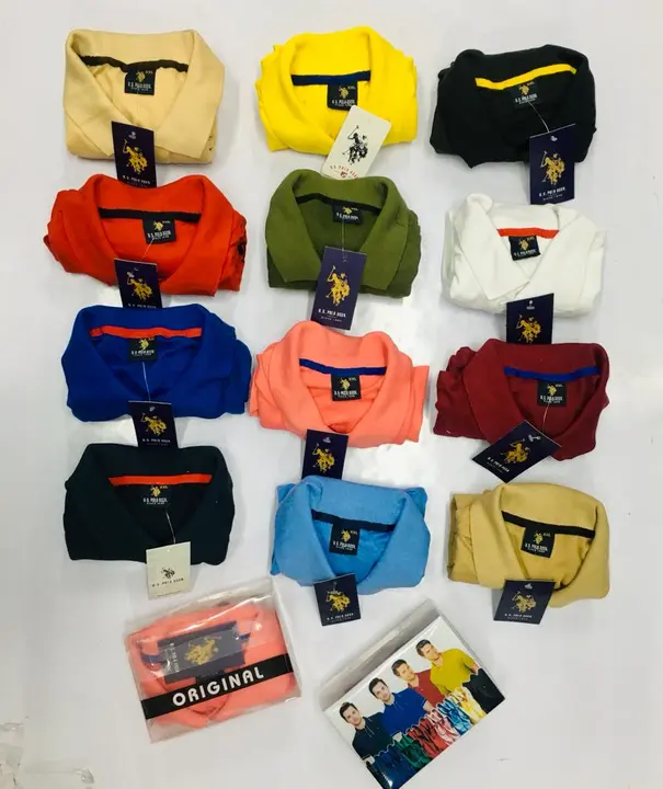 Us polo metty box pack t shirt  uploaded by Panther garments - manufacturing  on 3/4/2023