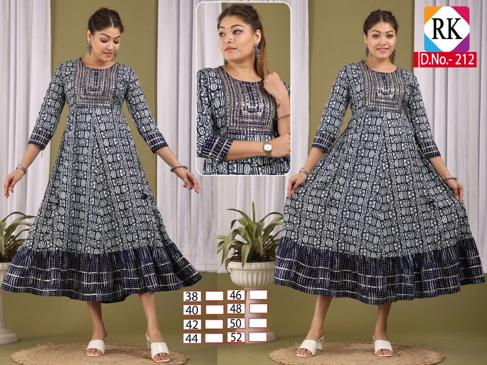 Embroidery work Kurtis  uploaded by H Kumar Manufacturer on 3/4/2023