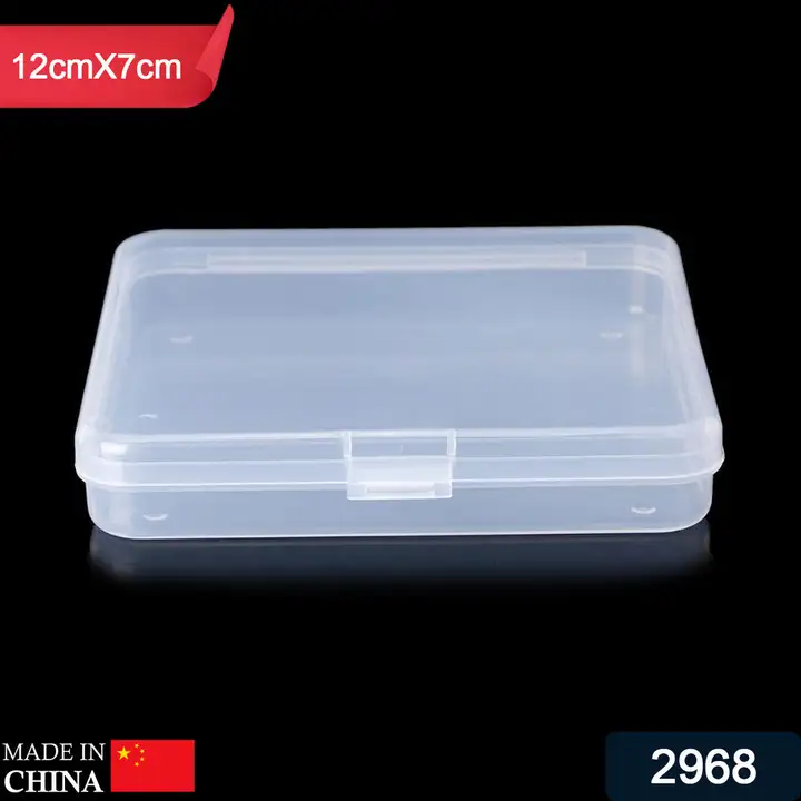 2968 Rectangle Clear Container Storage Box for small parts & Multiuse Box

 uploaded by DeoDap on 3/4/2023