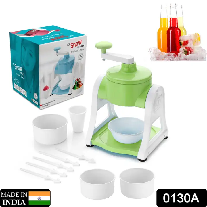 0130A Ice Gola Maker Ice Snow Maker Machine | Ice Crusher | Indoor Outdoor Manual With Steel Blade & uploaded by DeoDap on 3/4/2023
