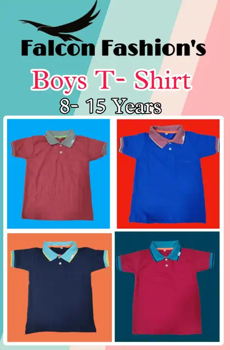 Boys t shirt( 7 to 15 years) uploaded by Falcon enterprises on 5/29/2024