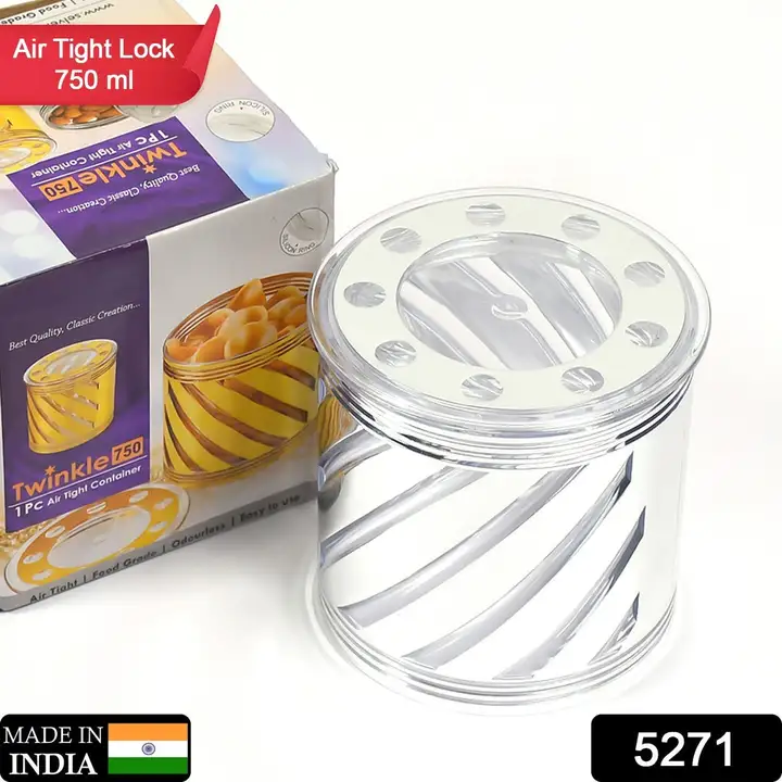5271 Dry Fruit Container , Storage Airtight Container For home & kitchen Use ( 750 ML )
SKU: 5271_nd uploaded by DeoDap on 3/4/2023
