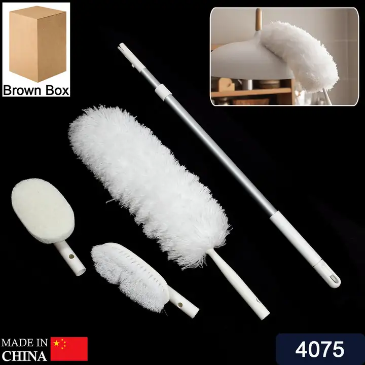 4075 Cleaning Brush 3in1 Multi Functional Brush Cleaning ,Scrubbing & Duster Brush For Home & Multiu uploaded by DeoDap on 3/4/2023
