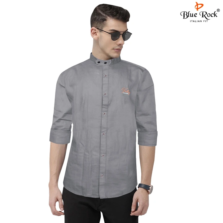 Stand color shirt with Premium Twill  Fabric uploaded by Maruti Creation on 3/4/2023