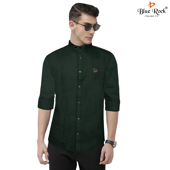 Stand color shirt with Premium Twill  Fabric uploaded by Maruti Creation on 3/4/2023