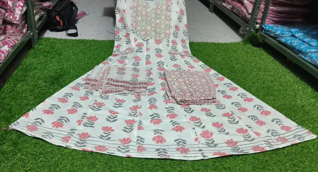 Cotton gown  uploaded by Yogita kurtis manufacturer on 3/4/2023