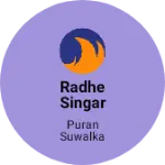Business logo of Radhe singar
