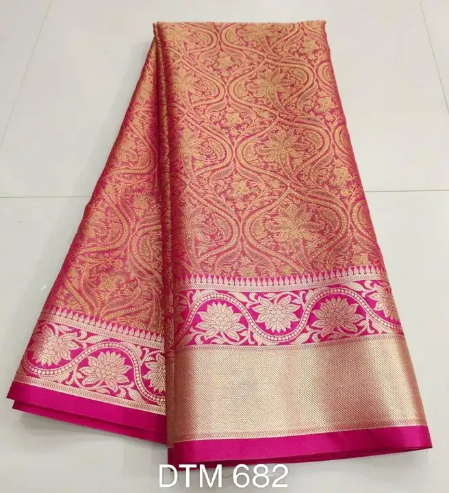 Post image I want 50+ pieces of Banarasi sarees  at a total order value of 500. I am looking for I am looking for manufacturers of varanasi uttar pradesh. Please send me price if you have this available.
