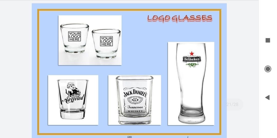Logo glasses of your choice uploaded by Honest Decorators on 2/24/2021