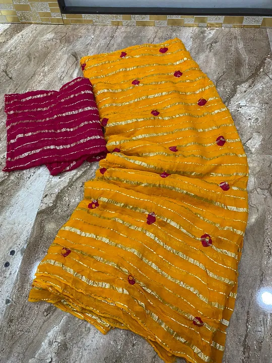 Product uploaded by Jaipuri wholesale gotta patti kurtis nd sarees on 3/4/2023