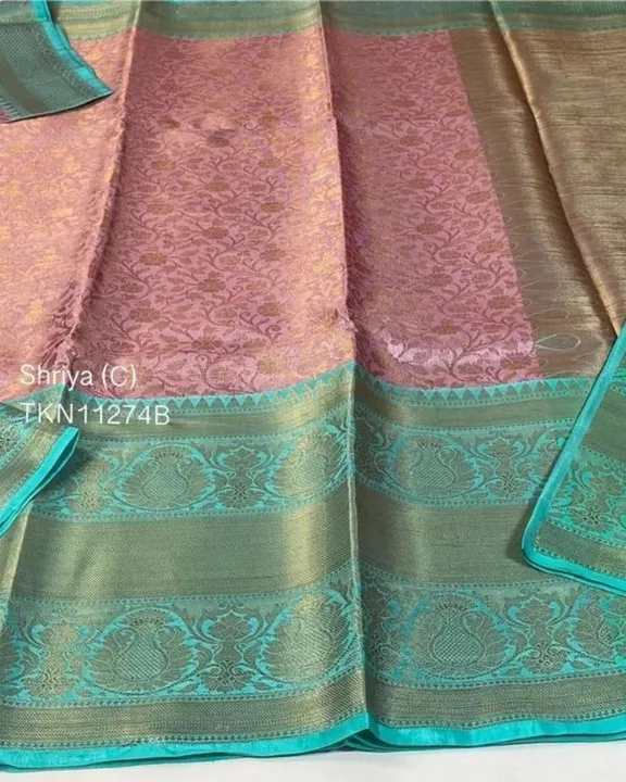 Banarasi Tissue Sarees with Blouse Piece  uploaded by M.N.FABRICS on 3/4/2023