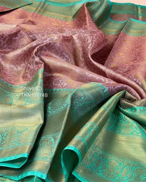 Banarasi Tissue Sarees with Blouse Piece  uploaded by business on 3/4/2023