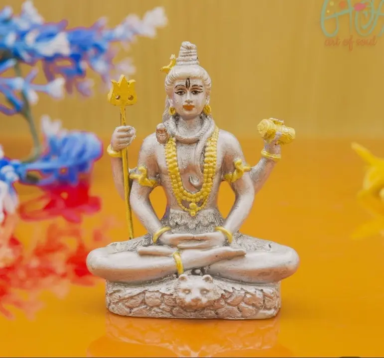 Archna handicraft polyresin lord Shiva and car dashboard and Pooja room gift item and decorative ite uploaded by Archna handicraft on 3/4/2023