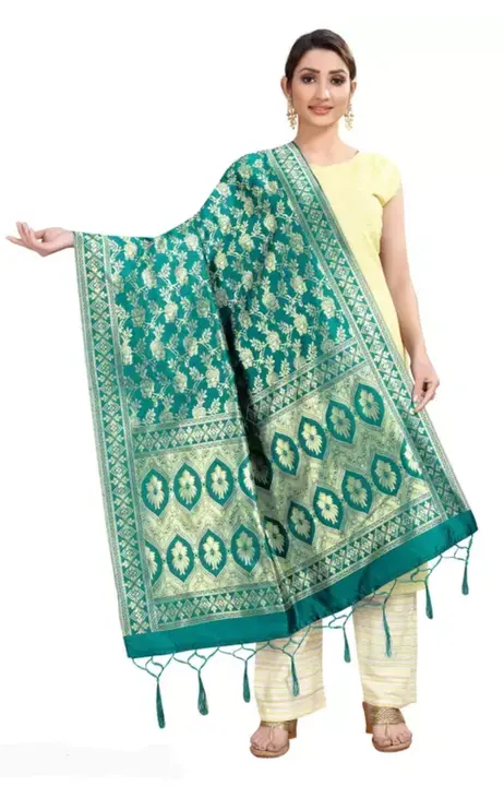 Banarsi silk dupatta  uploaded by Arya Boutique on 3/4/2023