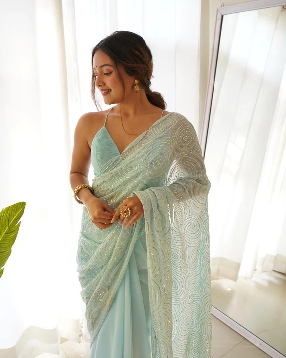 Trending saree uploaded by GS TRADERS on 3/4/2023