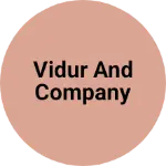 Business logo of Vidur and Company